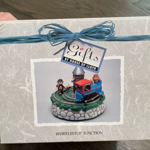 House of Lloyd Wind up musical Train/Teddy Bear Music box 1994 - Picture 5 of 11